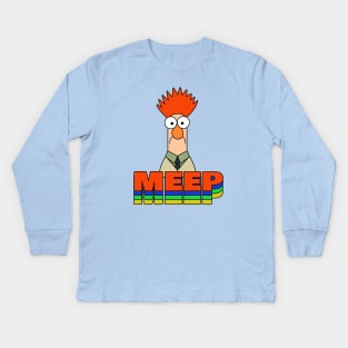 Beaker Meep Kids Long Sleeve T-Shirt